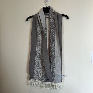 Calvin Klein Grey/Gray Two Toned Scarf